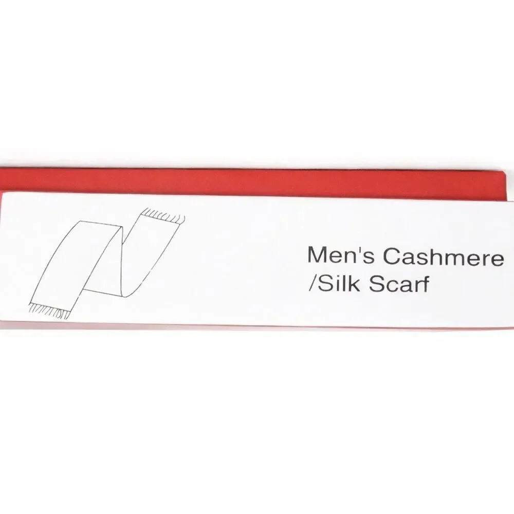 New Stafford Men's Cashmere & Silk Scarf Black/charcoal color in gift‎ box